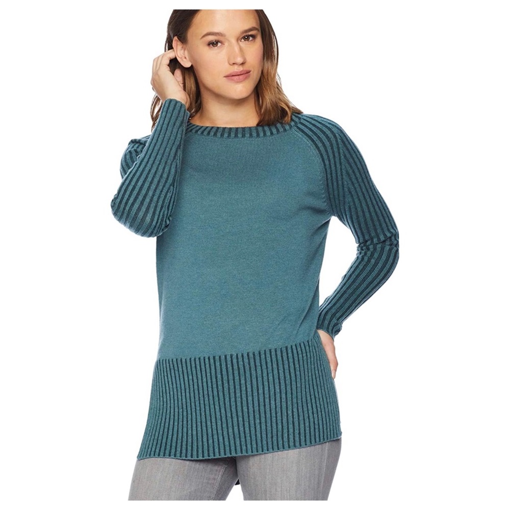 SMARTWOOL Ripple Creek Tunic Sweater, Green, Large